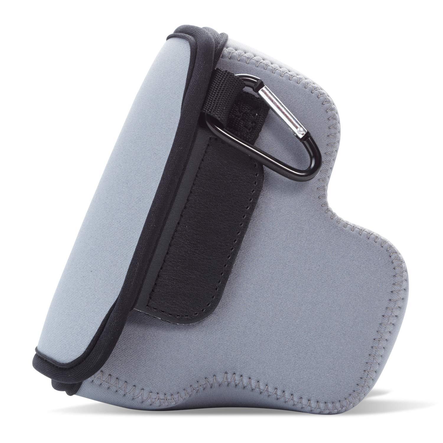 MegaGear MegaGear MG1957 Ultra Light Neoprene Camera Case Compatible with Sony Alpha 7C, A7 C, A7C II, A7C (18-55mm) - Gray