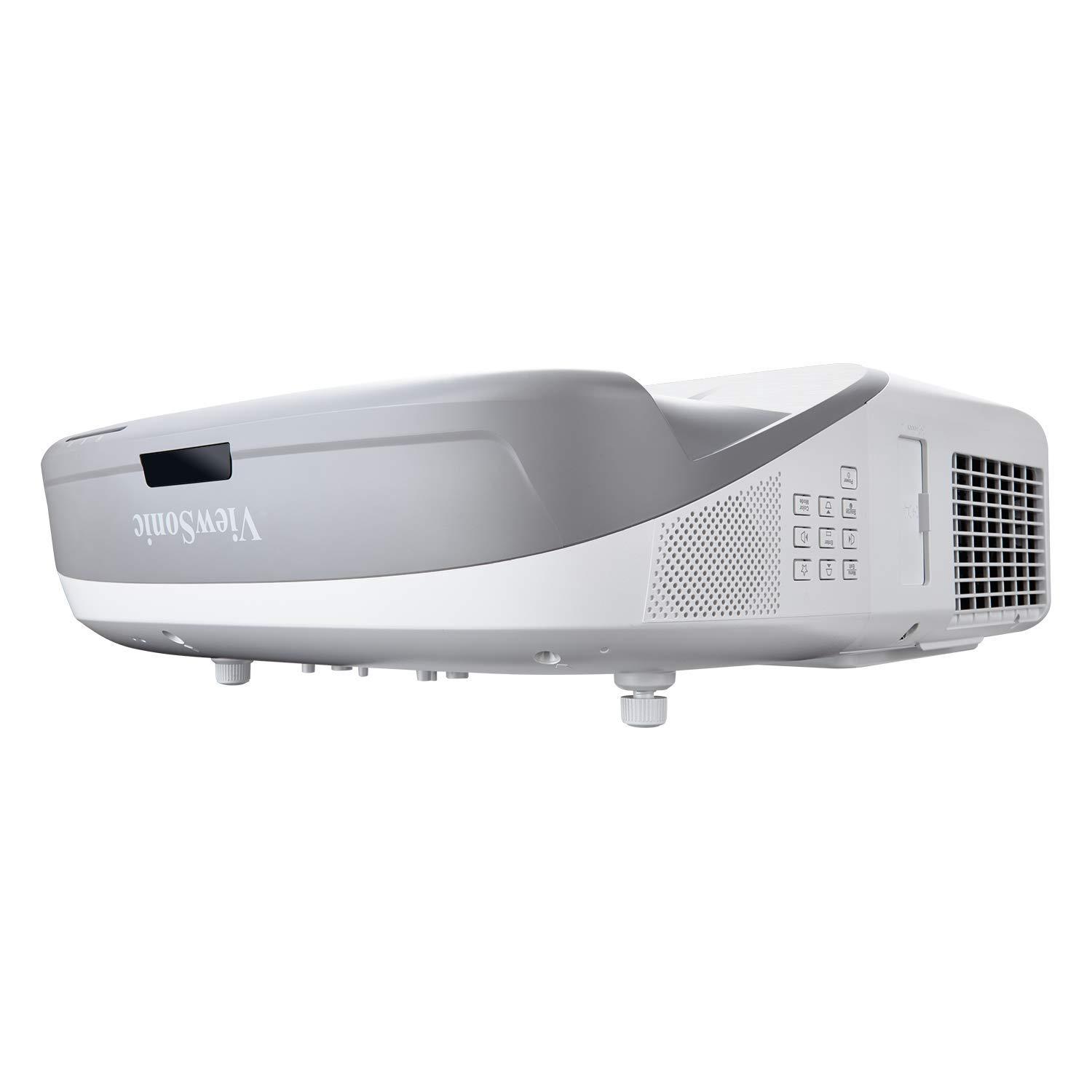 ViewSonic ViewSonic PS700W 3300 Lumens WXGA Ultra Short Throw Projector with Horizontal and Vertical Keystoning with HDMI USB and VGA (Renewed)