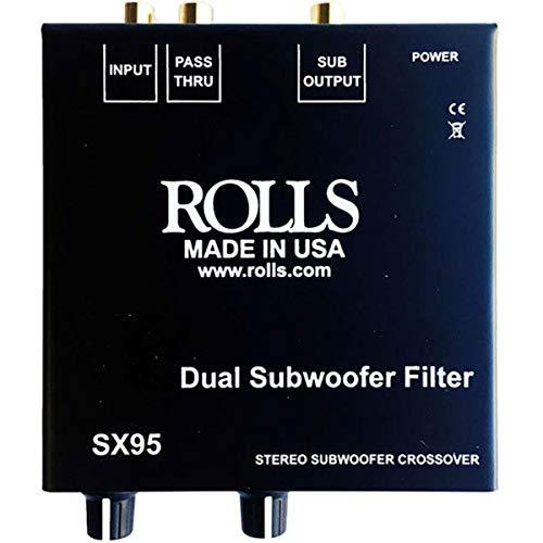ROLLS ROLLS SX95 Stereo Subwoofer Crossover/Filter, 12V Auxiliary Power Outlet