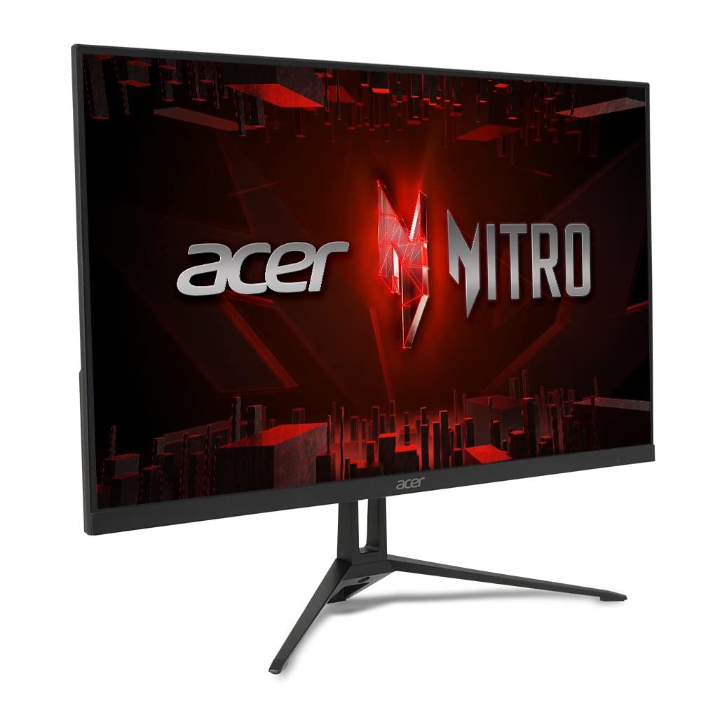 acer Acer Nitro 27" Full HD 1920 x 1080 IPS Gaming Monitor | AMD FreeSync Premium | 200Hz Refresh | Up to 0.1ms | Tilt | 1 x Display Port 1.2 & 1 x HDMI 2.0 | KG273 X1bmipx