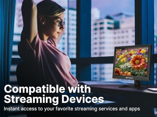 Emerson Emerson ET-1300 13.3" Portable Digital TV with Built-in Rechargeable Battery, DC Car Adapter, HDMI, USB, and AV Inputs, Crystal-Clear HD Display, Compact for Travel, Tailgating, and Camping