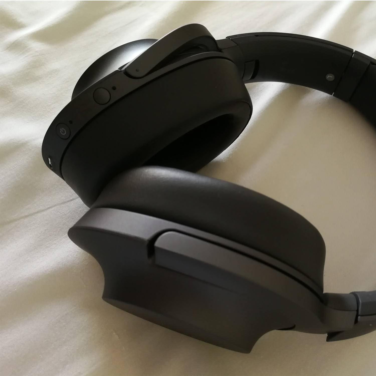 HAOMUK Replacement Ear Pads for Sony WH-H900N (h.Ear on 2 Wireless) & MDR 100ABN (h.Ear on Wireless) Noise Canceling Over-Ear Headphones, Headphones Ear Cushions, Headset Earpads, Ear Cups Cover(Black)