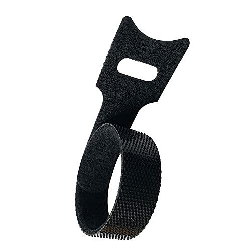 Oksdown Oksdown Cable Tie Reusable Black 50 Pack Straps Adjustable Releasable Extension Hook and Loop Tidy Wraps for Headphones HDMI Ethernet Printers Laptops USB Data Cables