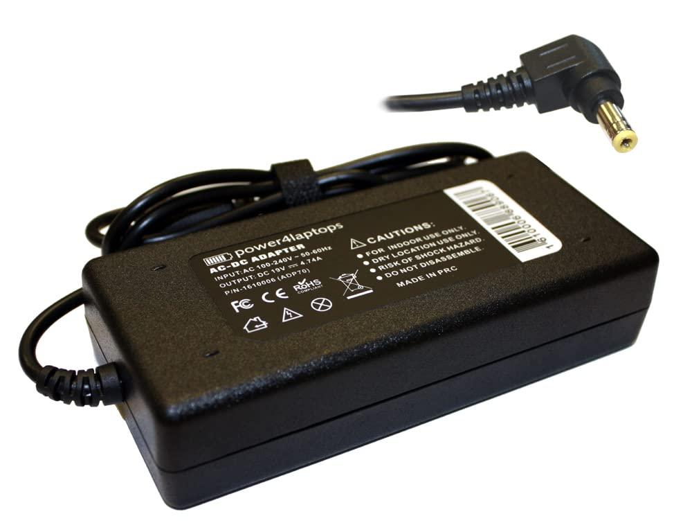 Power4Laptops Power4Laptops AC Adapter Laptop Charger Power Supply Compatible with Toshiba Satellite A300-1AM