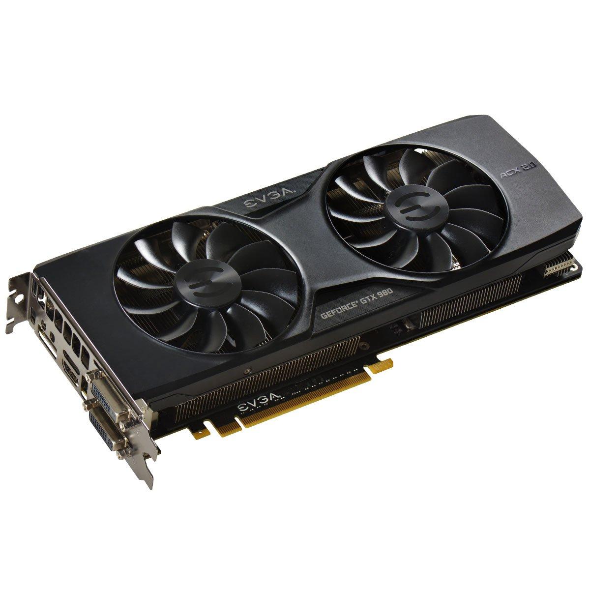 EVGA EVGA GeForce GTX 980 4GB FTW GAMING ACX 2.0, 26% Cooler and 36% Quieter Cooling Graphics Card 04G-P4-2986-KR