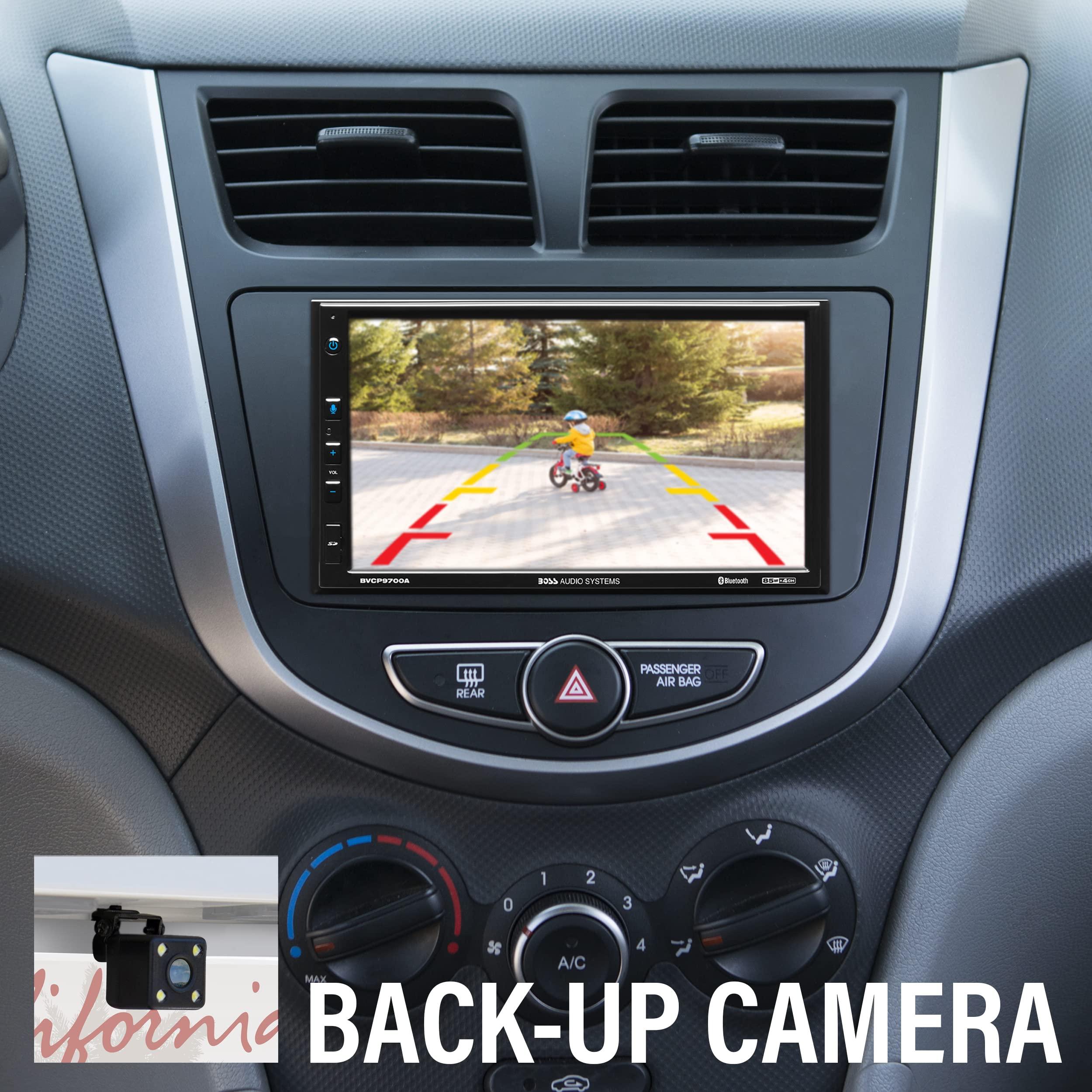 BOSS Audio Systems BOSS Audio Systems BVCP9700A-C Car Stereo System - Apple CarPlay, Android Auto, 7 Inch Double Din, Touchscreen, Bluetooth Audio and Calling Head Unit, Radio Receiver, No CD Player, Backup Camera