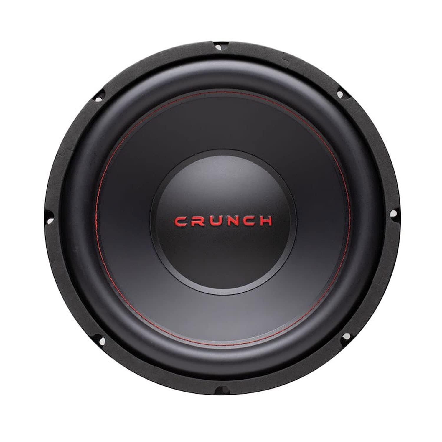Crunch Crunch CRW12D4 CRW Series 12-Inch 800-Watt Dual-Voice-Coil Dual-4-Ohm Subwoofer