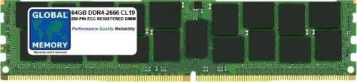 GLOBAL MEMORY 64GB DDR4 2666MHz PC4-21300 288-PIN ECC REGISTERED DIMM (DIMM) MEMORY RAM FOR MAC PRO (2019)
