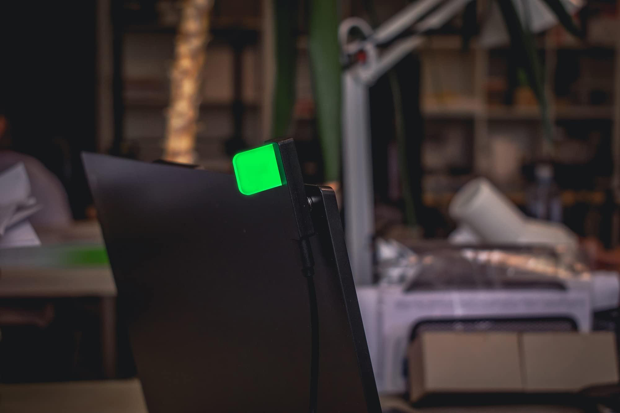 LUXAFOR Luxafor Flag LED USB Busy Light Indicator Black Luxafor Flag LED Availability Indicator That Eliminates Workspace Distractions and Boosts Productivity (59 inch Cable (USB))