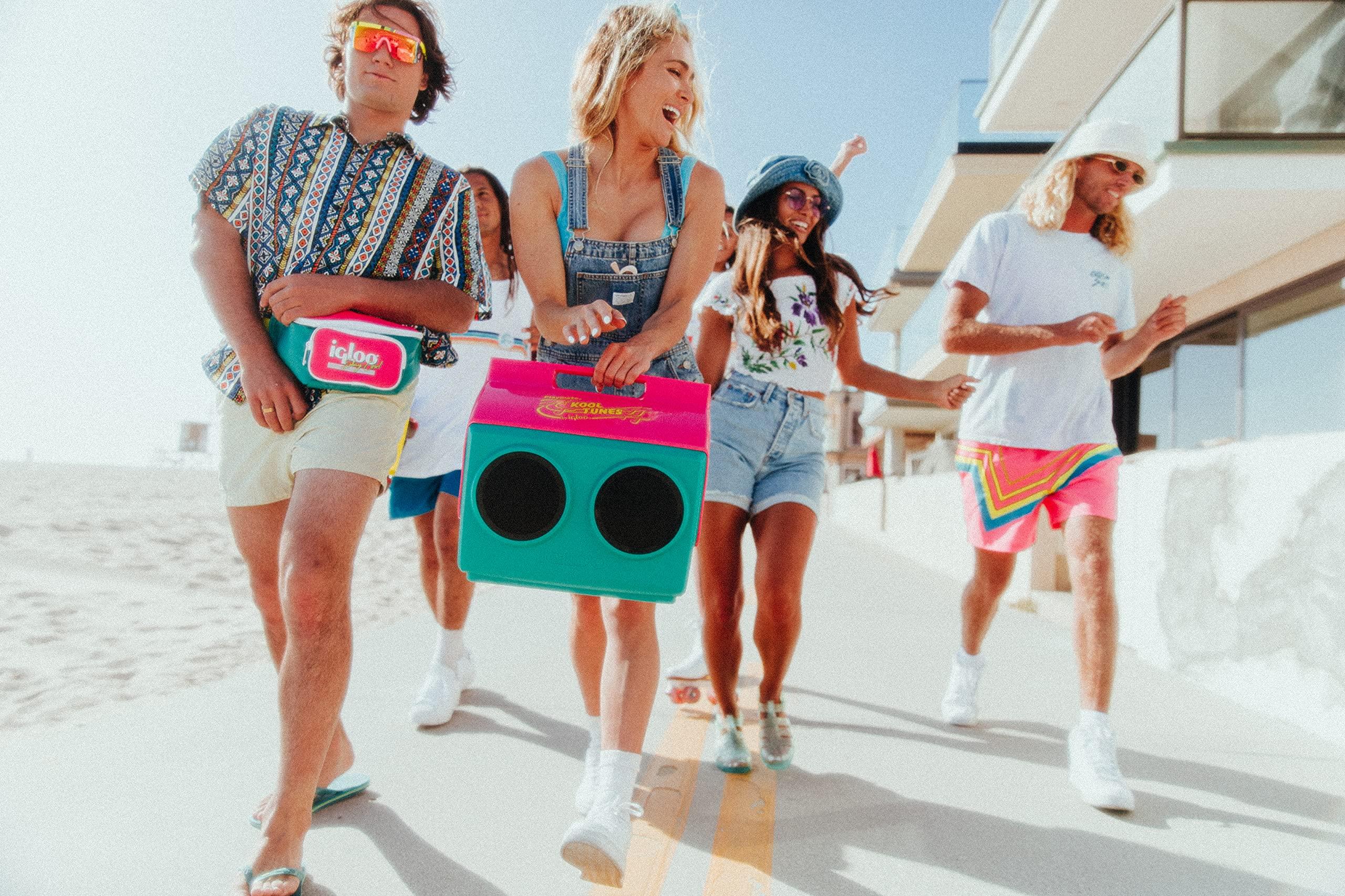 Igloo Igloo KoolTunes Bluetooth Boombox Cooler, 14 Qt Jade