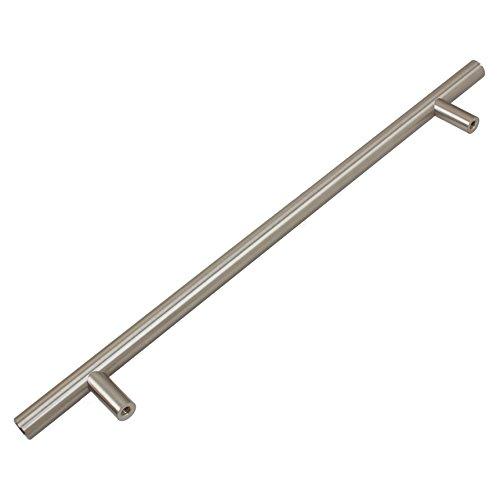 GlideRite Hardware GlideRite Hardware 5012-228-SS-10 9 inch Cc Stainless Steel 12 inch Long Solid Handle bar Pulls 10 Pack