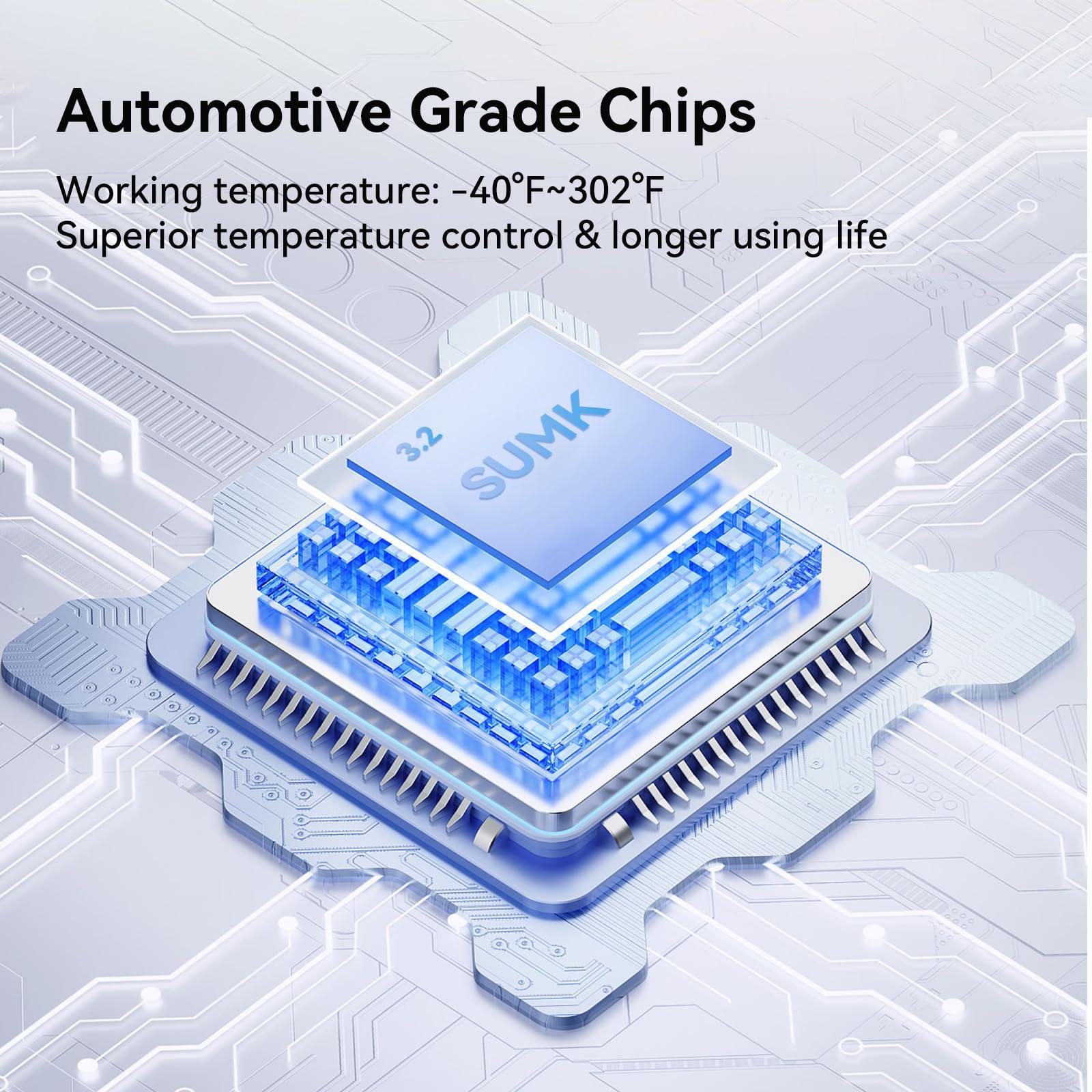 SUMK SUMK 3.2 USB Flash Drive for Tesla Model 3/Y/S/X, [Universal Model] 128GB, 200MB/S Memory Stick Compatible for Car Audio System & Dashcam Sentry Mode, Laptop, Tablet, Smart TV and Gaming Console