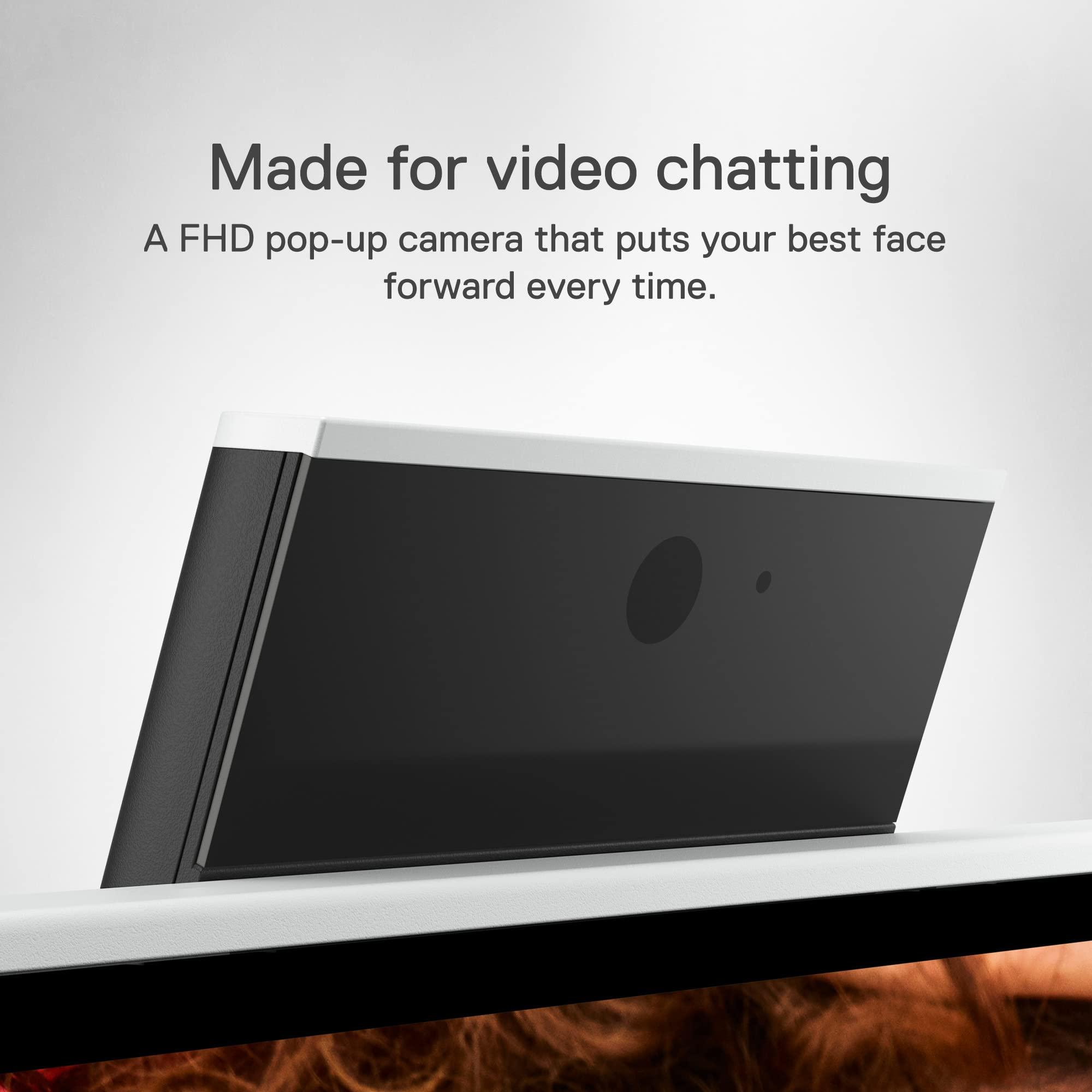 Dell Dell Inspiron 27 7720 All-in-One - 27-inch FHD Display, Intel Core i7-1355U, 16GB DDR4 RAM, NVIDIA GeForce MX550 GDDR6 Graphics, Windows 11 Home, Services Included - White