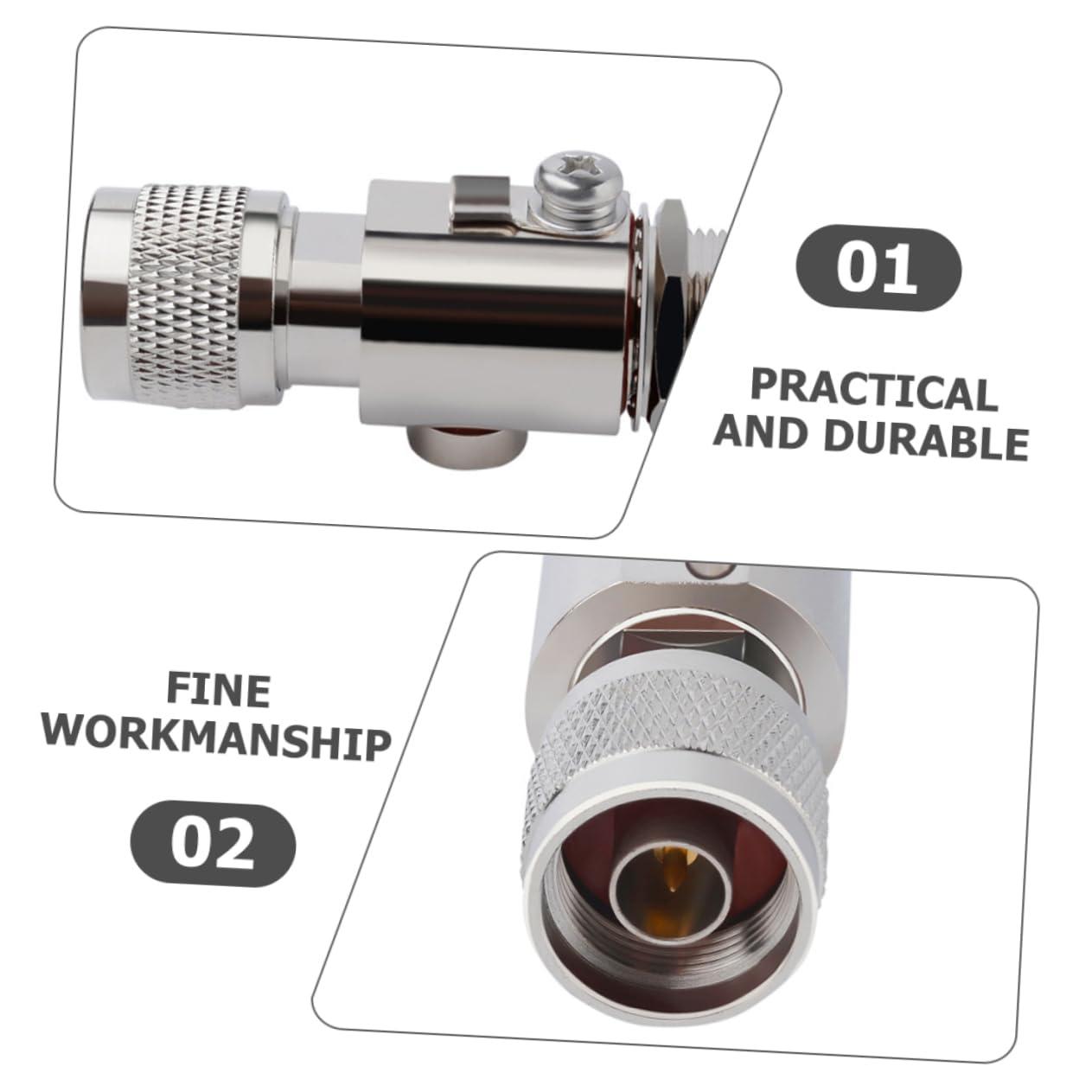 Homoyoyo Homoyoyo Coax Cable Surge Protector Outdoor Protection n Male to n Female Arrestor Protector