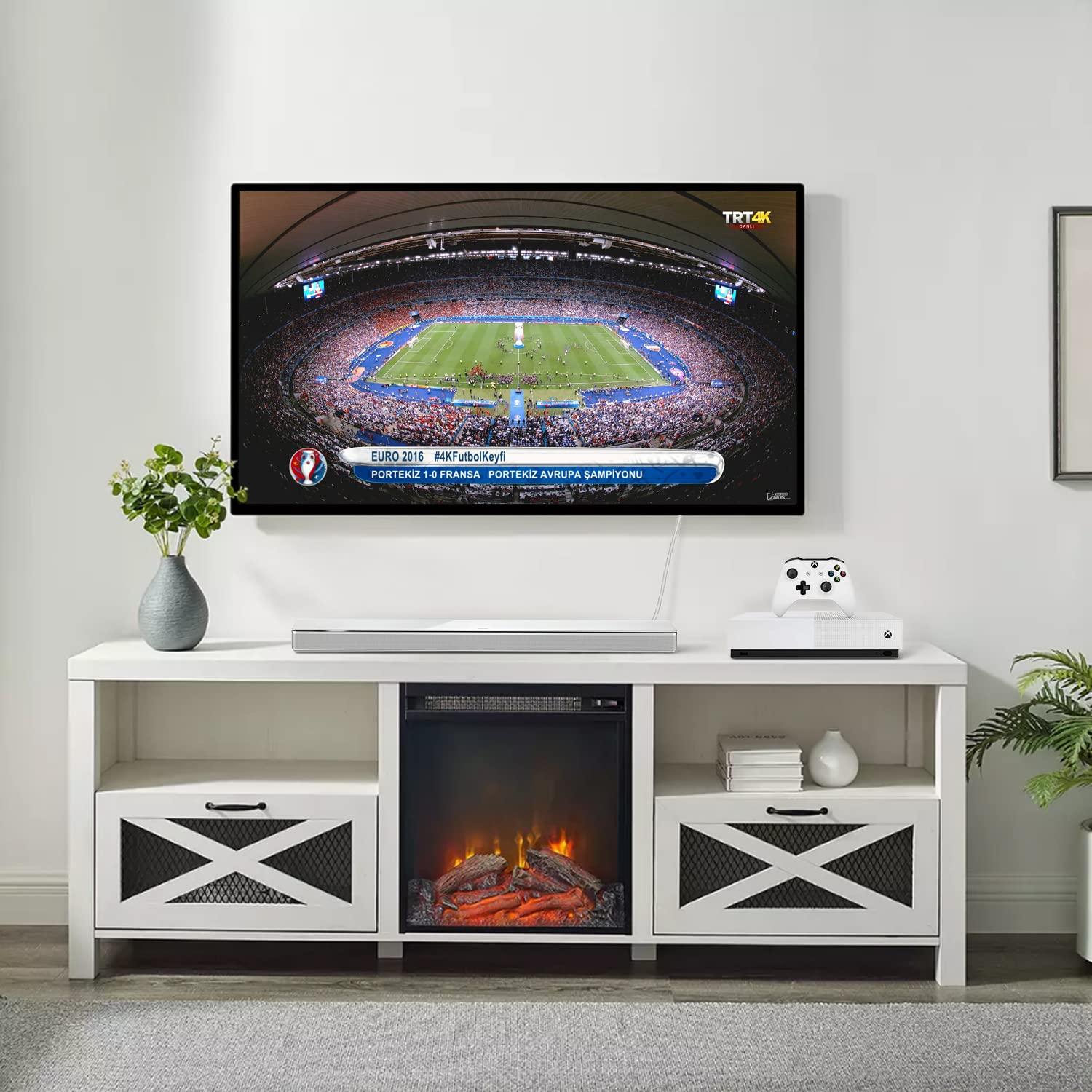 Bangun Bangun White Optical Audio Cable 10ft, Slim 90 Degree Digital SPDIF Toslink Optical Cord, Right Angle Fiber Optic Audio Cable for Sound Bar/TV/PS4/Xbox/Home Theater