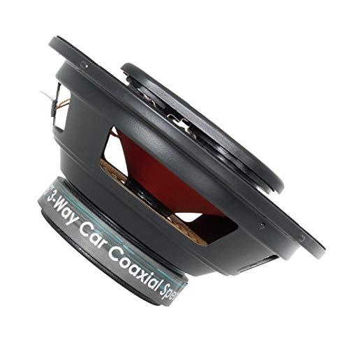 Audiobank Pair of Audiobank 6.5" 400 Watt 3-Way Red Car Audio Stereo Coaxial Speakers - AB1670 (2 Speakers)