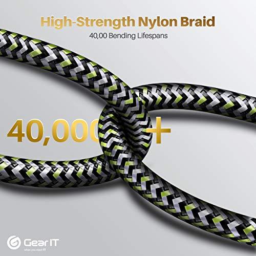 GearIT GearIT DisplayPort to DisplayPort Cable 1.4 (8K@60Hz, 4K@144Hz, 2K@165Hz), 16.5 Feet, 5 Pack