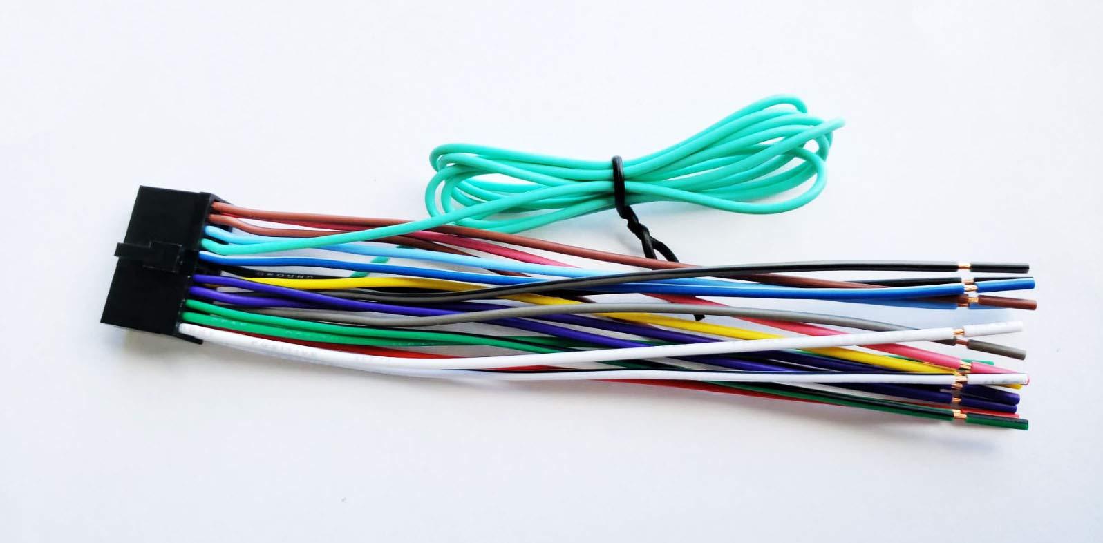 DirectNine Basics 20 Pin Auto Stereo Wiring Harness Plug for BOSS Audio Systems BVCP9675A Car Multimedia Player