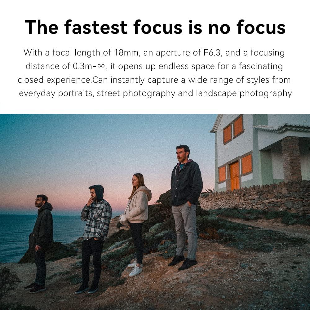 7artisans 7artisans 18mm F6.3 II APS-C Frame Manual Focus Standard Prime Lens Pancake Lens for Nikon Z Mount Camera