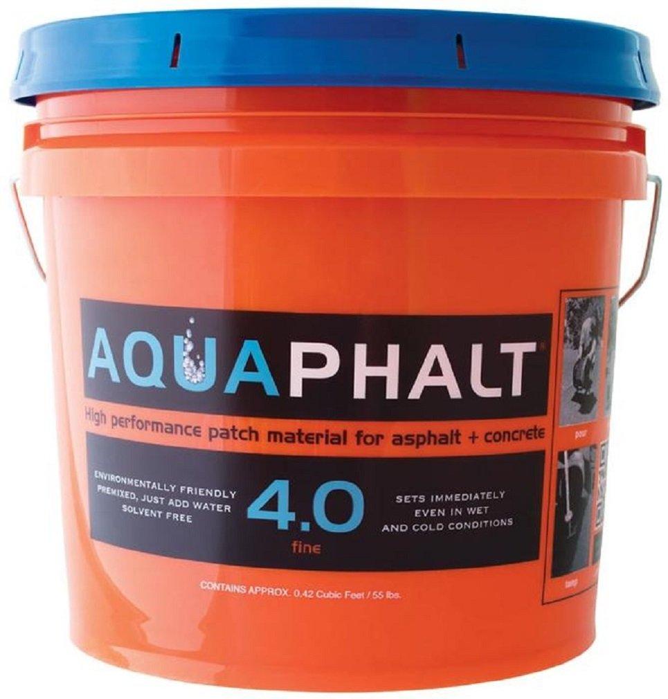 Aquaphalt Aquaphalt 4.0 Black Water-Based Asphalt and Concrete Patch (3.5 Gallon)