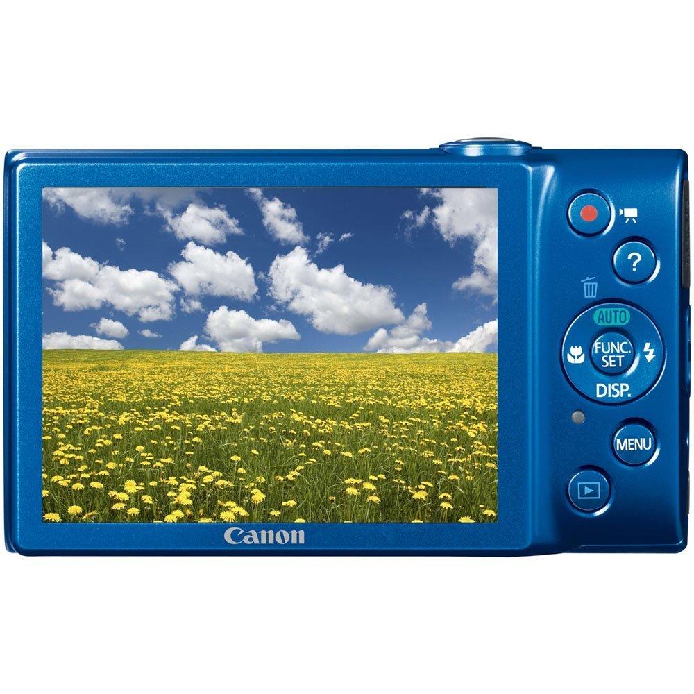Canon Canon PowerShot A4000 is 16.0 MP Digital Camera with 8X Optical Image Stabilized Zoom 28mm Wide-Angle Lens with 720p HD Video Recording and 3.0-Inch LCD (Blue) (Renewed)