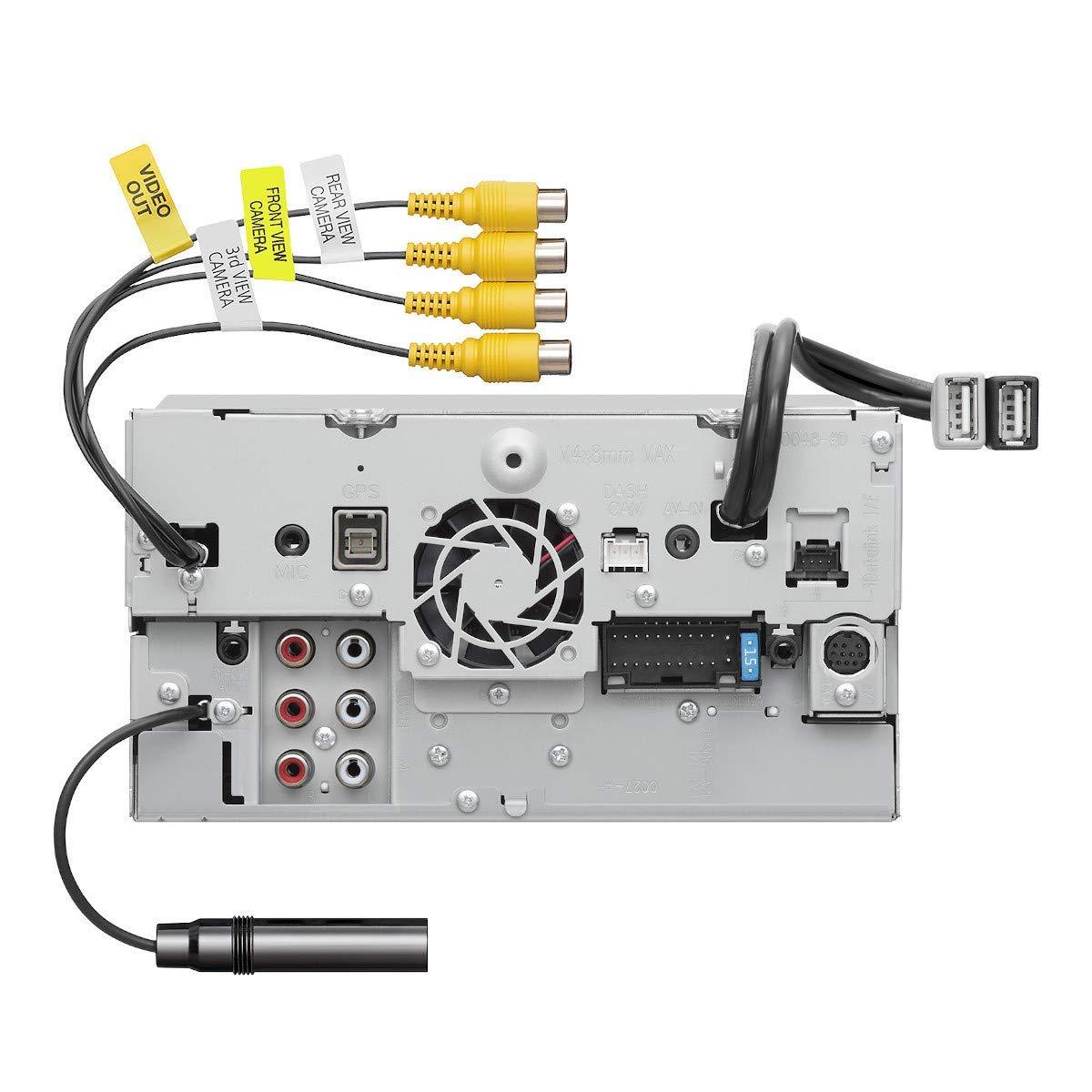 Kenwood Kenwood DMX9707S 6.95\" Resistive Touchscreen Digital multimedia receiver with Bluetooth (does not play CDs) | With Apple CarPlay and Android Auto (Renewed)