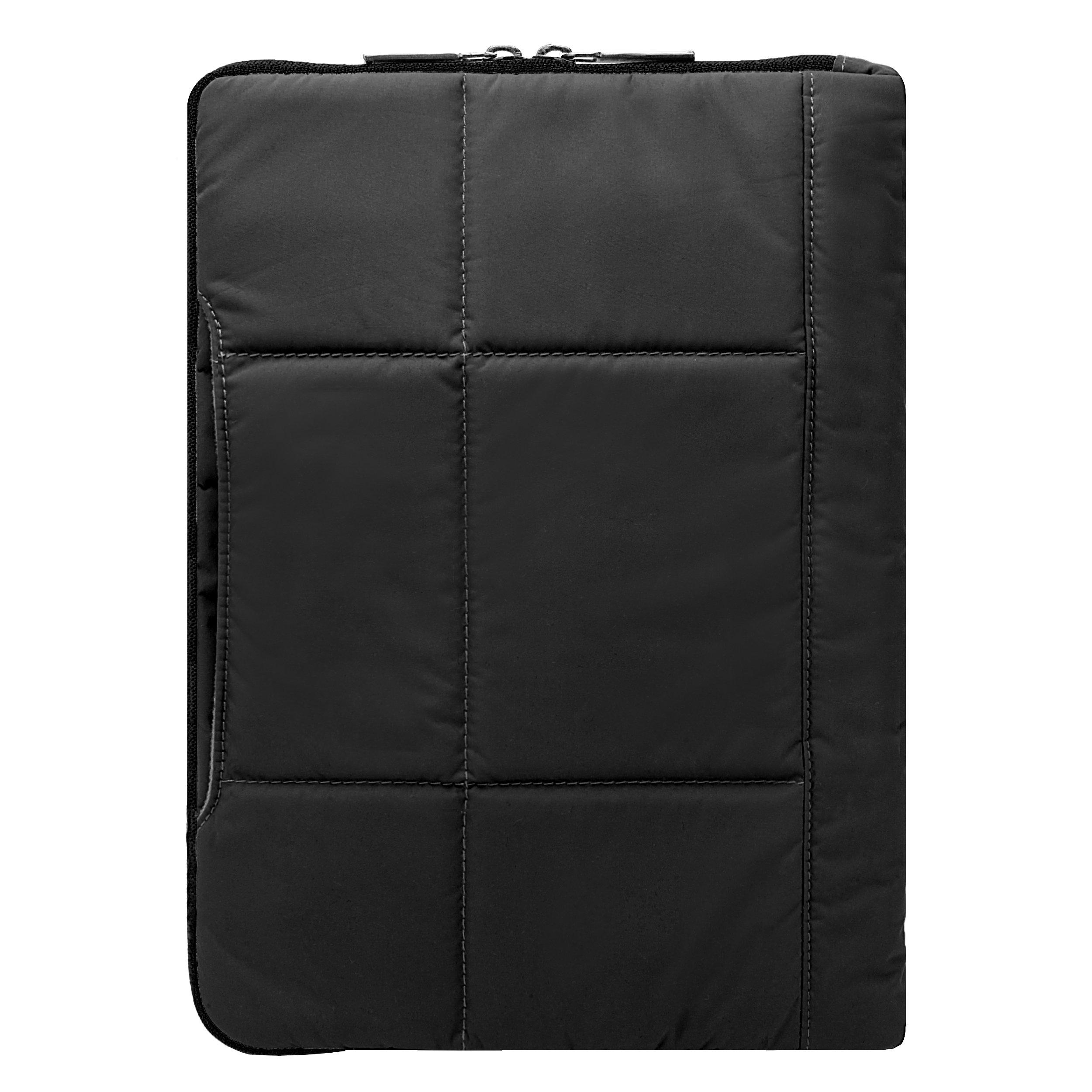 Vangoddy Vangoddy Pillow Zippered Sheen Quilted Sleeve (BLK) for Nextbook Flexx, Nextbook 10.1, NeuTab N10, Nokia Lumia 2520 10.1 inch