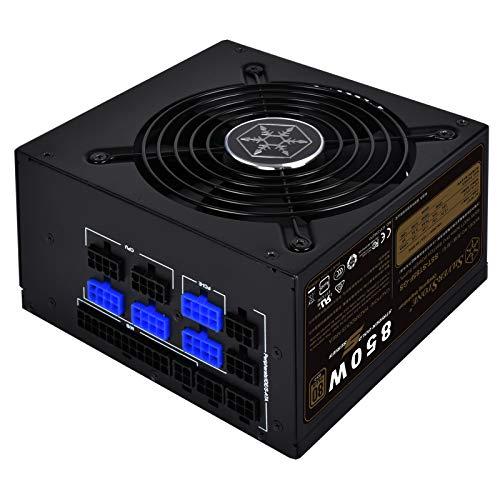 SilverStone Technology SilverStone Technology 850W Computer Power Supply PSU Fully Modular with 80 Plus Gold & 140mm Design Power Supply (SST-ST85F-GS-V2)