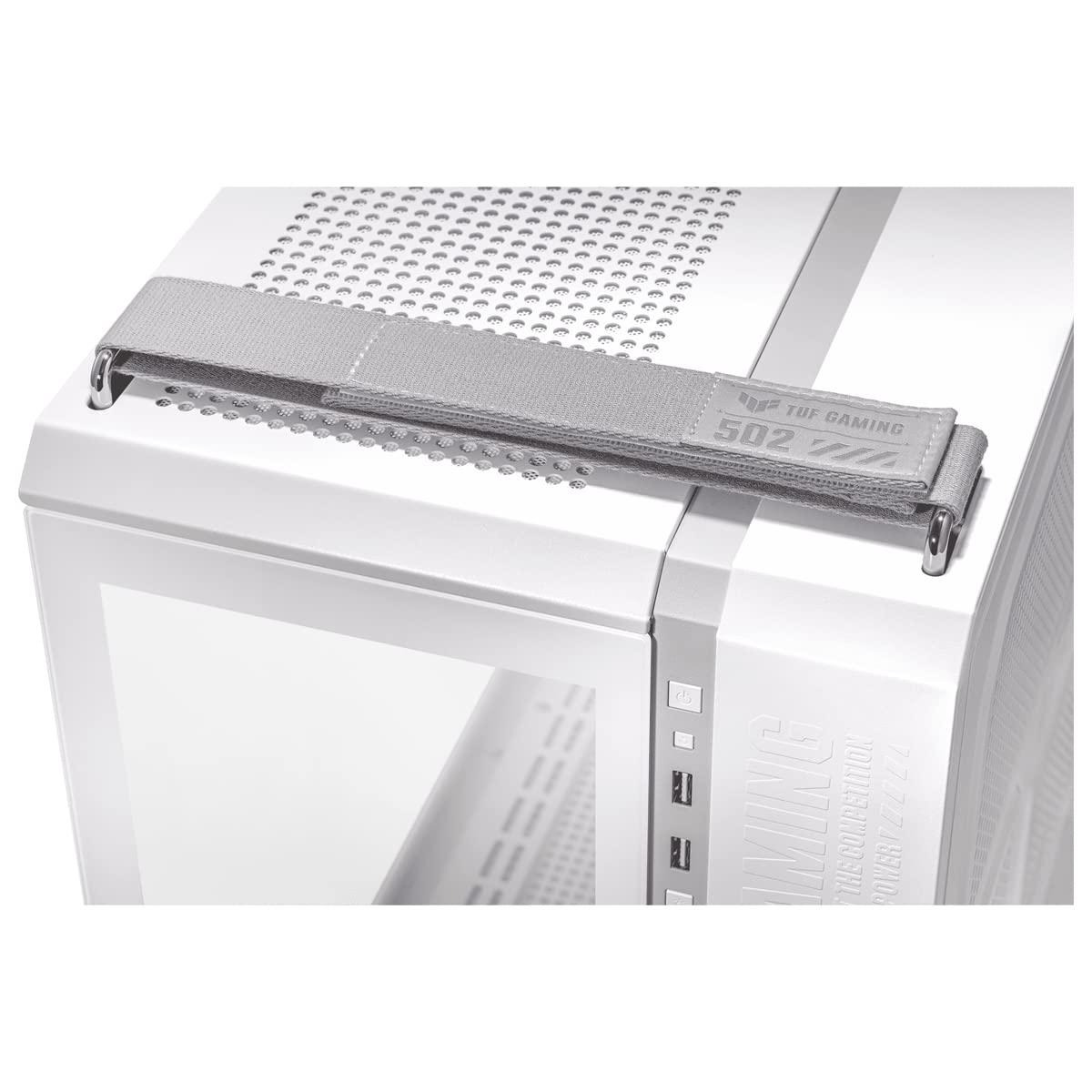 ASUS ASUS TUF Gaming GT502 ATX Mid Tower Gaming Case (Dual Chamber Design, Independent Cooling Zones for The CPU and GPU, Tool-Free Side Panels, USB 3.2 Gen 2 Type-C Front Panel, Four ARGB Case Fans)