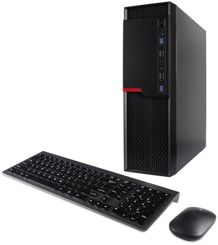 Empowered PC Envision S13 SFF PC (4.4-5.6GHz 12-Core Ryzen 9 9900X, 32GB DDR5 RAM, 2TB NVME Gen4 SSD, WiFi, Windows 11 Pro, 10 USB, HDMI + DVI, RJ45, KB + M, Business Desktop Computer w/Productivity Accessories