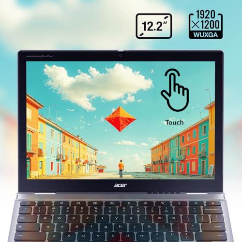 acer Acer Chromebook Spin 312 CP312-1HN-34Z7 Convertible Laptop | Intel Core i3-N305 | 12.2" WUXGA IPS Corning Gorilla Glass Touch Display | 8GB LPDDR5 | 128GB eMMC | Wi-Fi 6E | Full HD Webcam | Chrome OS