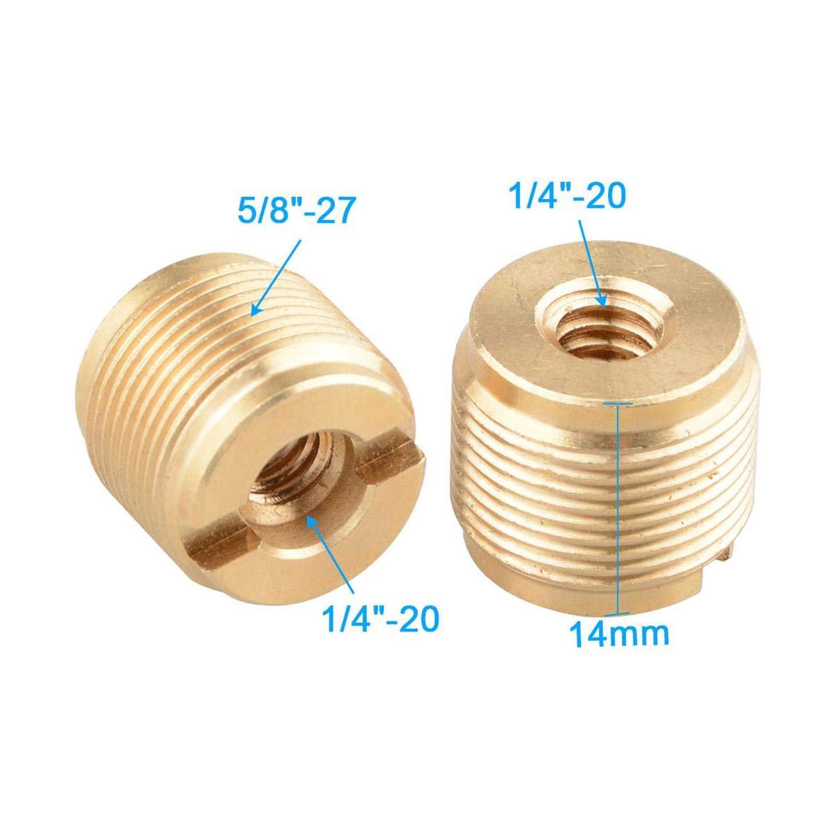 CAMVATE CAMVATE 1/4"-20 Female to 5/8"-27 Male + 1/4"-20 Male Thread Screw Support + Straight Screwdriver Assembly Tool