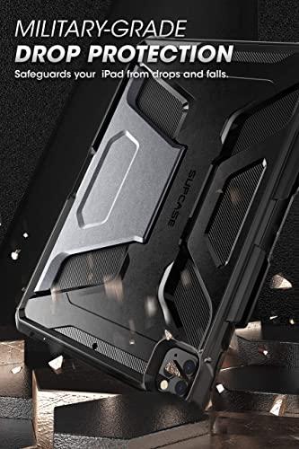 SUPCASE SUPCASE Unicorn Beetle Series Case Designed for iPad Pro 11 2020 Release ( Not Fit 2021 Version), with Built-in Apple Pencil Holder Full-Body Kickstand Rugged Protective Case (Black)