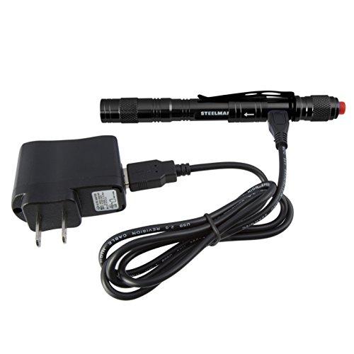 Steelman Pro Steelman Pro 78609 Rechargeable 70 Lumen Pen Light in Black