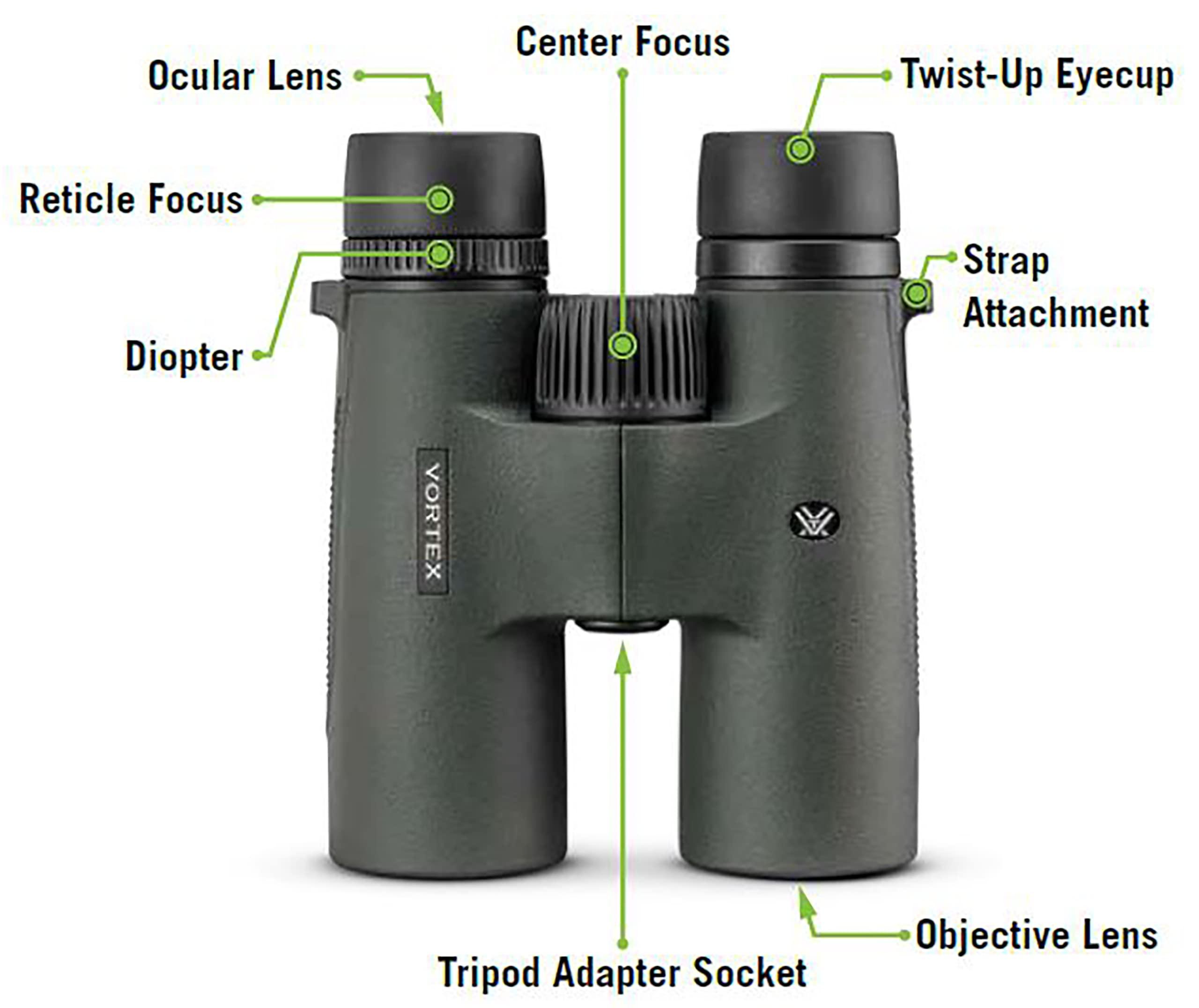 Vortex Vortex Optics Triumph HD 10x42 Binoculars - HD Optical System, Fully Multi-Coated Lenses, Rubber Armor, Tripod Adaptable, Waterproof, Fogproof, Shockproof - Unlimited, Unconditional Warranty