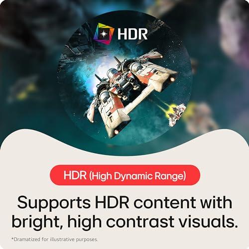 LG LG 27\" UltraGear 4K UHD (3840x2160) Gaming Monitor, 144Hz, 1ms, VESA DisplayHDR 400, G-SYNC and AMD FreeSync Premium, HDMI 2.1, DisplayPort, 4-Pole HP Out DTS HP:X, Tilt/Height/Pivot Stand, Black