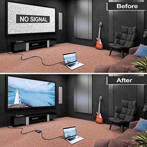 Flashmen Flashmen HDMI Booster 2.0, 4K2K 1080P 3D HDMI Amplifier Repeater HDMI Powered Signal Amplifier Booster 18Gbps Bandwidth HDCP 2.2 Up to 60m/200ft Transmission Distance