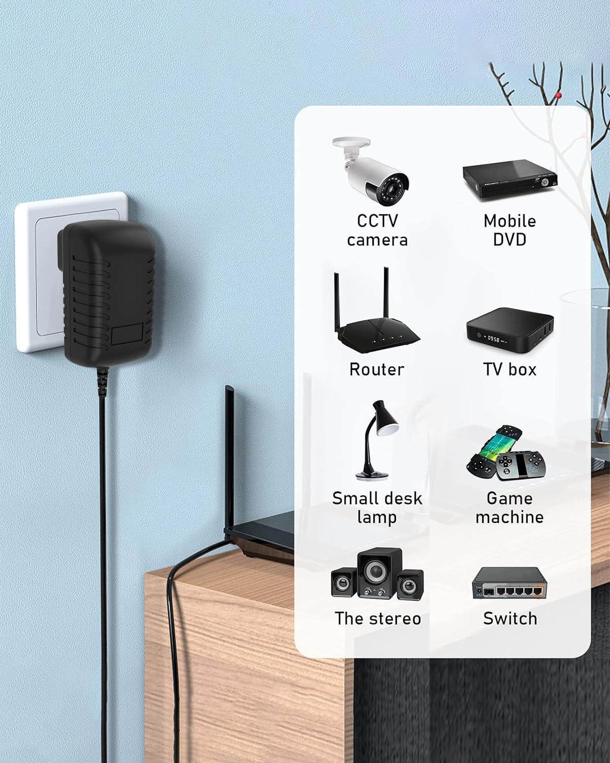 K-MAINS K-MAINS 12V AC/DC Adapter Compatible with RockJam Rock Jam RJ761 RJ-761 BT RJ761BT RJ-761BT 61 Key Electronic Piano Keyboard w/Bluetooth RJ761SK RJ761-SK 12VDC 1000mA 12W DC12V 1A 12.0V Power Supply