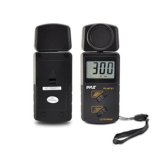 Pyle Pyle PLMT21 Handheld Lux Light Meter Photometer with 20000 Lux Range Per Second Sampling and Digital Display