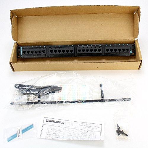 Ortronics Ortronics OR-PHD66U24 Clarity 6 Patch Panel, Six-Port Modules, 24-Port
