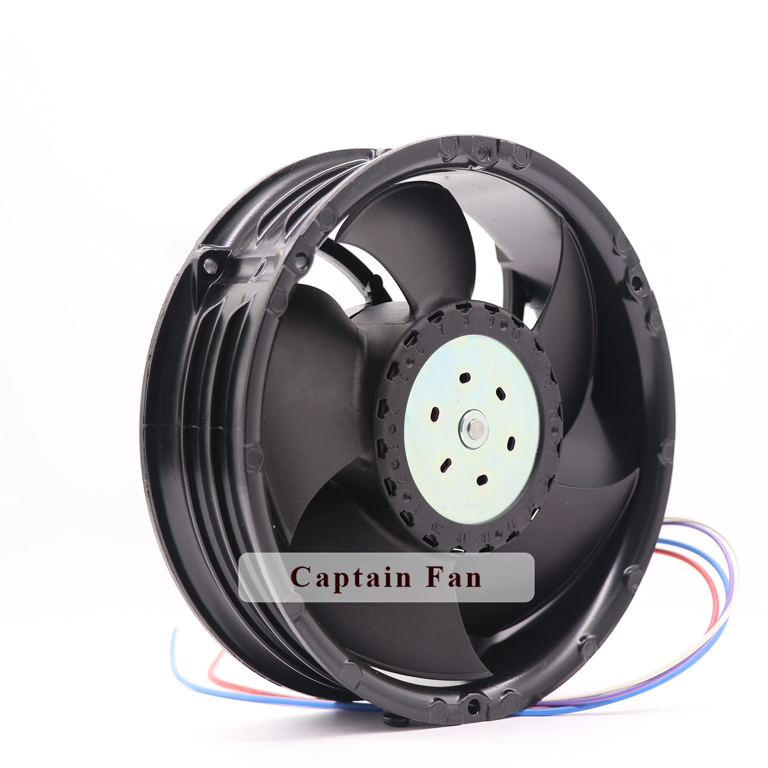 DirectNine Basics 6318/2TDH4P Ebm Papst Fan DC 48V Fan 135W 17251MM 4-Wires Adjustable Speed Axial Fan for Inverter/Power Electronics