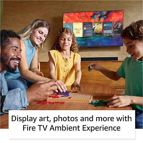 Amazon Amazon Fire TV 50\" Omni QLED Series 4K UHD smart TV, Dolby Vision IQ, Fire TV Ambient Experience, local dimming, hands-free with Alexa