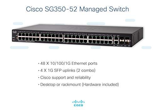 Cisco Cisco SG350-52-K9-NA 52-Port Gigabit Managed Switch