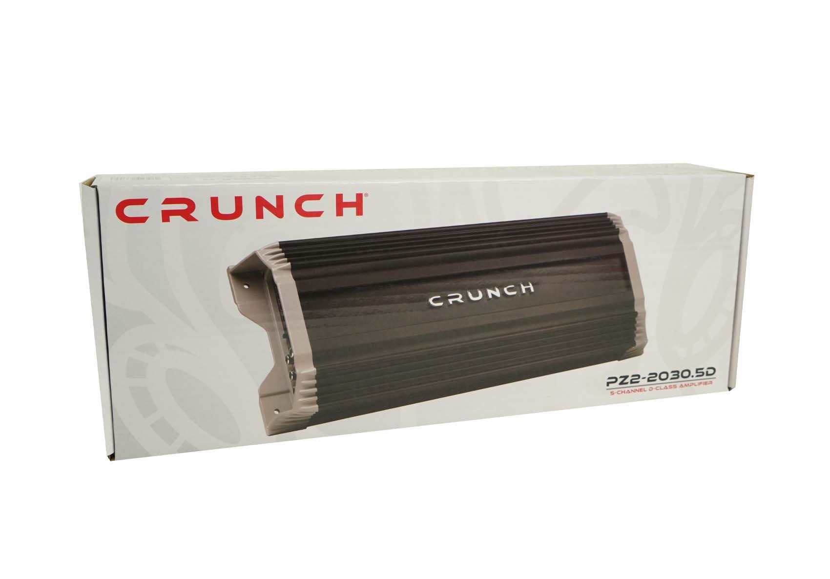 Audiosavings Audiosavings Bundle: Crunch PZ2-2030.5D Compact 5 Ch 2000w Class D Car Amplifier Bundle with Rockville RTR172 17' Twisted Pair RCA Cable+RWK42 4 Gauge 4 Chan Wiring Installation Wire Kit (3 Items)