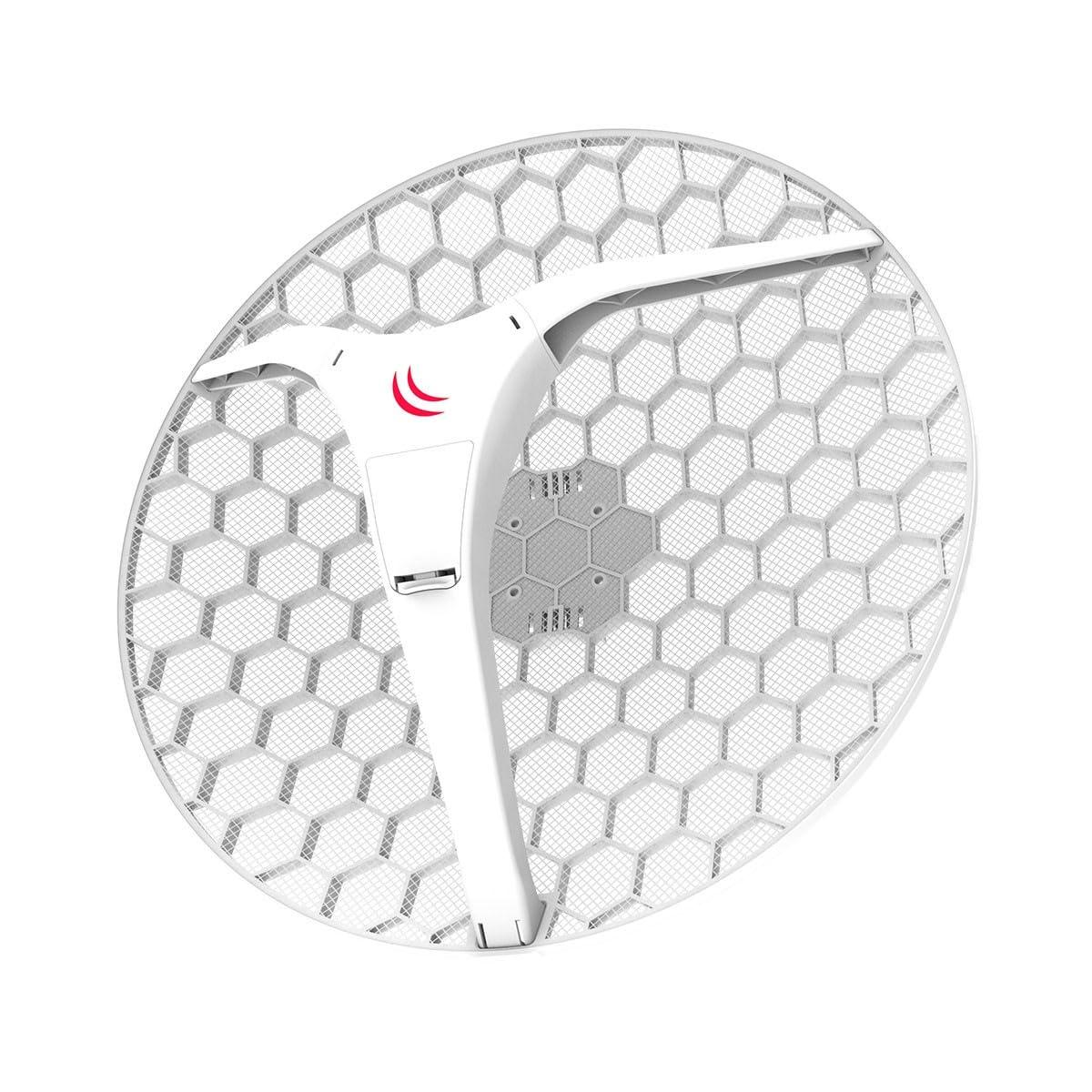 MikroTik Mikrotik LHG XL 5 ac (4 Pack) | Dual Chain Long Range 27dBi 5GHz CPE/Point-to-Point Integrated Antenna with AC Support and GB Ethernet