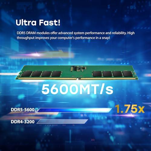 Transcend Transcend 16GB DDR5 5600 U-DIMM 1Rx8 1.1V, RAM, Desktop Memory Module - JM5600ALE-16G