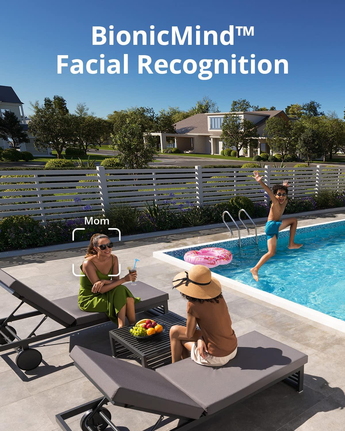 eufy Security eufy Security eufyCam S330 (eufyCam 3) Add-on Camera, Security Camera Outdoor Wireless, 4K with Integrated Solar Panel, Face Recognition AI, Expandable Local Storage, Spotlight, No Monthly Fee