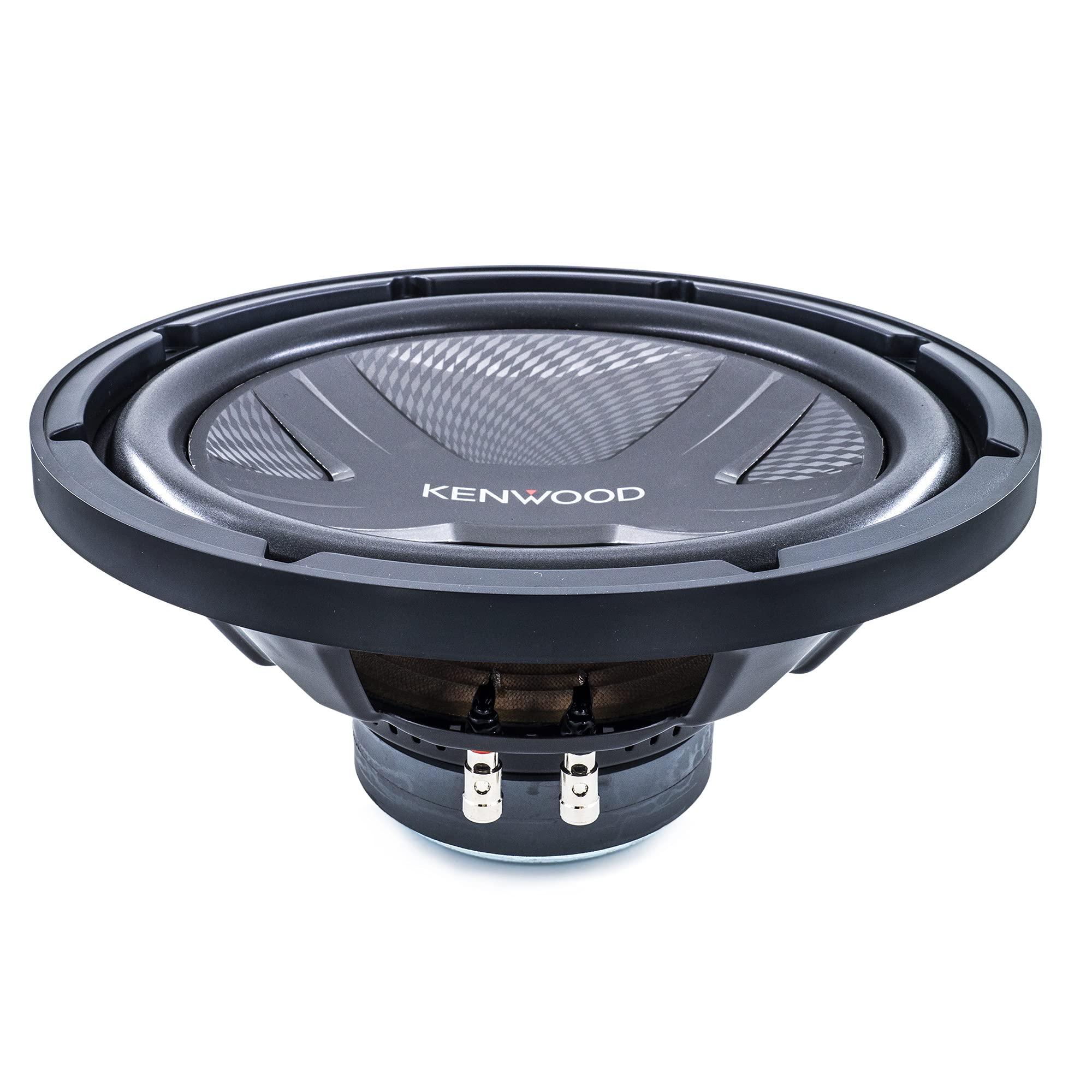 Kenwood Kenwood KFC-W2541 Car Subwoofer - 1300 Watts Maximum Power, 10 Inch, Single 4 Ohm Voice Coil, Sold Individually
