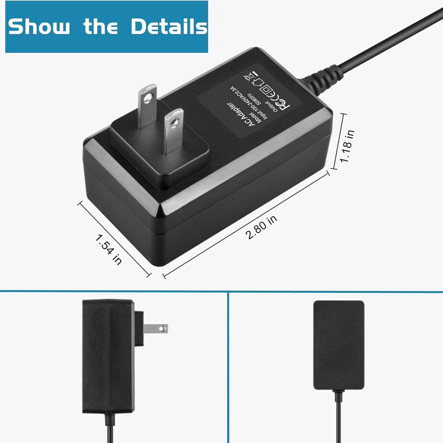 Xzrucst Xzrucst AC DC Adapter Compatible with Blackweb Model: Bwa18sb001 37" 2.1 Channel Soundbar Charger