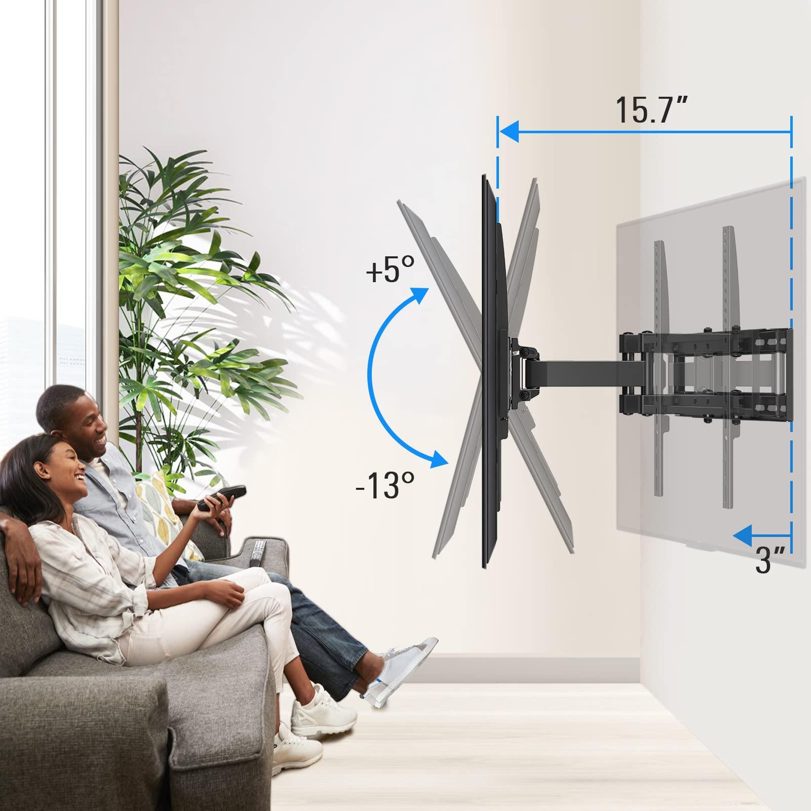 MOUNTUP MOUNTUP Tilting TV Wall Mount and Full Motion TV Wall Mount Bundle
